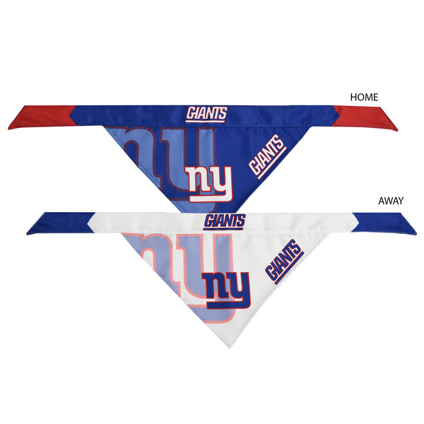 Littlearth New York Giants Home And Away Pet Bandana Set