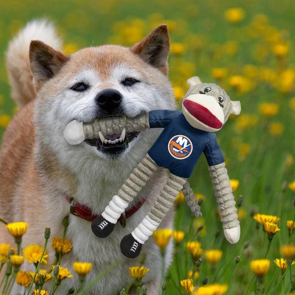Littlearth New York Islanders Team Sock Monkey Pet Toy
