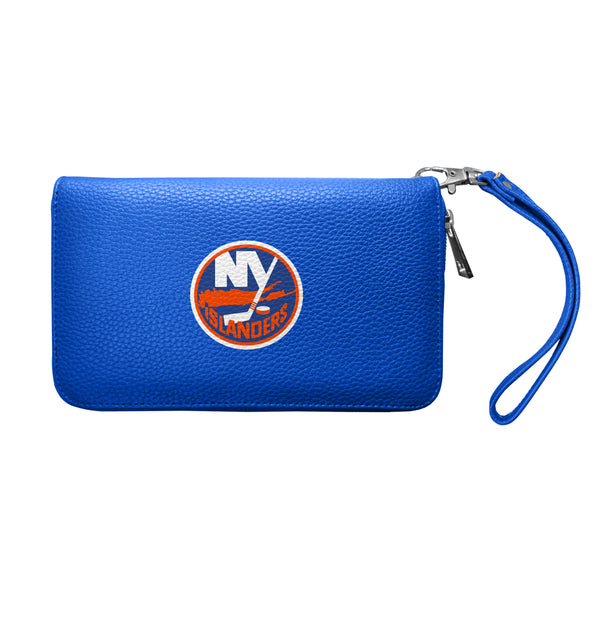 littlearth New York Islanders Zip Organizer Wallet Pebble