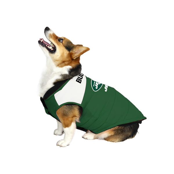 Littlearth New York Jets Custom Pet Parka Puff Vest