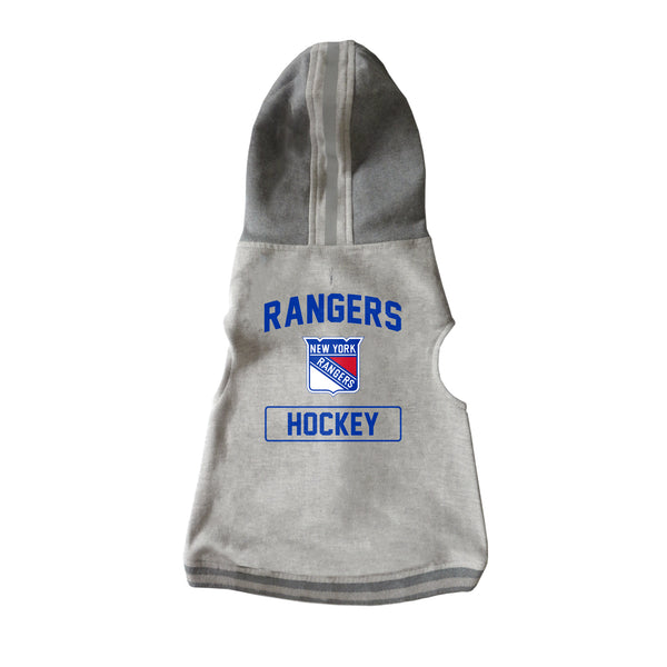 littlearth New York Rangers Pet Hooded Crewneck Type