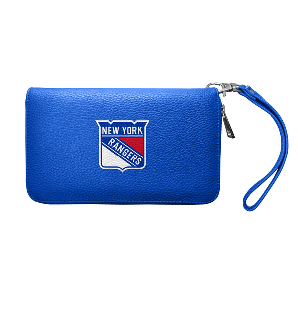 littlearth New York Rangers Zip Organizer Wallet Pebble