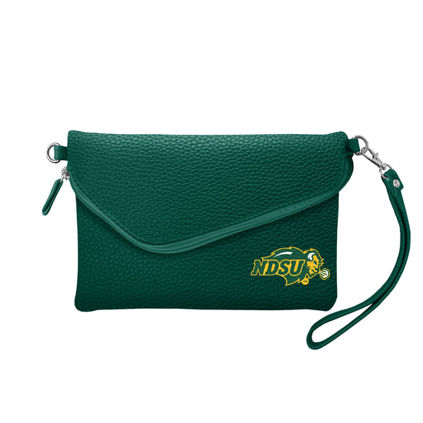 littlearth North Dakota State University Fold Over Crossbody Pebble