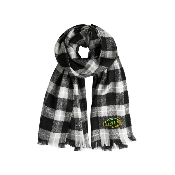 littlearth North Dakota State University Plaid Blanket Scarf
