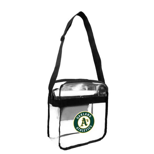 littlearth Oakland Athletics Clear Carryall Crossbody
