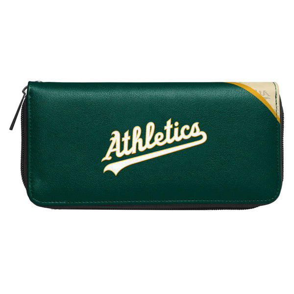 Littlearth Oakland Athletics Curve Zip Organizer Wallet