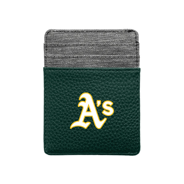 littlearth Oakland Athletics Pebble Front Pocket Wallet