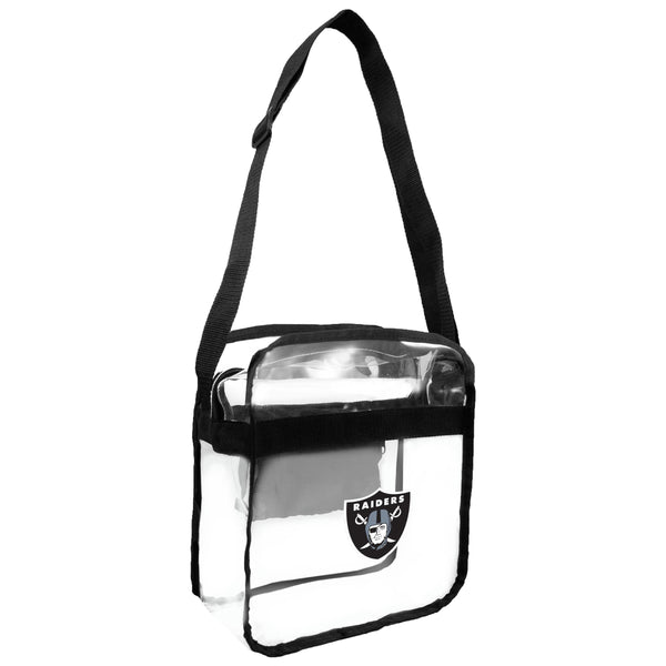 littlearth Oakland Raiders Clear Carryall Crossbody