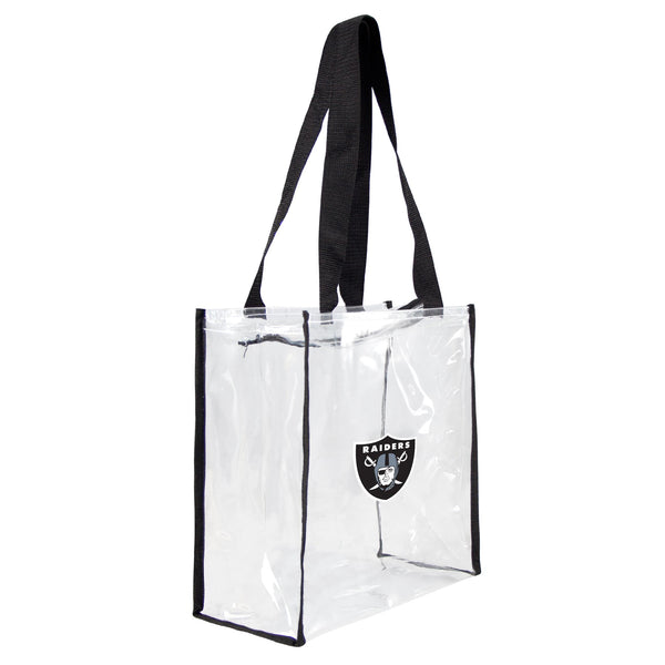 littlearth Oakland Raiders Clear Square Stadium Tote