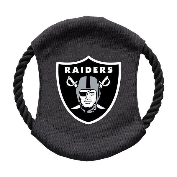 littlearth Oakland Raiders Team Flying Disc Pet Toy