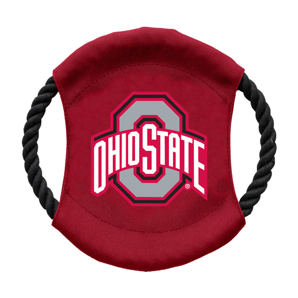 littlearth Ohio State University Team Flying Disc Pet Toy