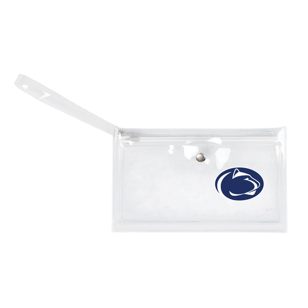 littlearth Penn State University Clear Ticket Wristlet