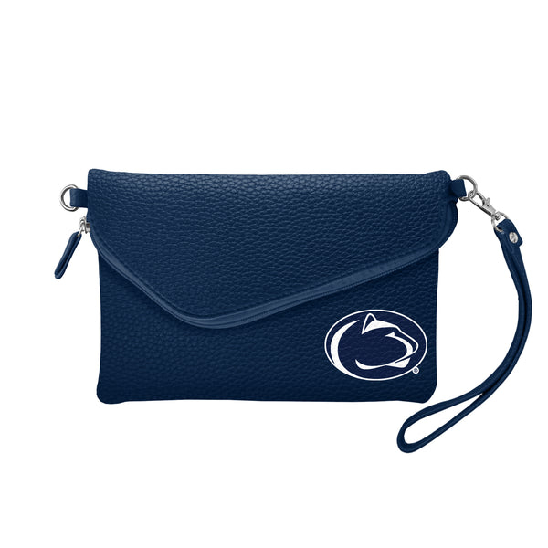 littlearth Penn State University Fold Over Crossbody Pebble