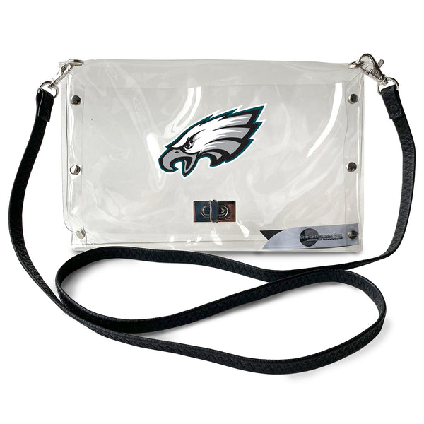littlearth Philadelphia Eagles Clear Envelope Purse