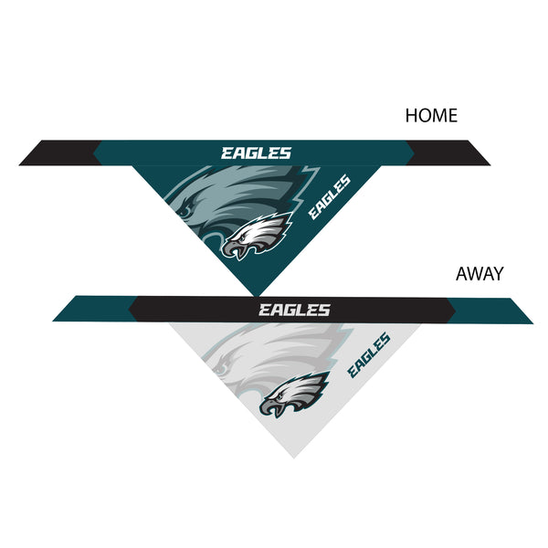 Littlearth Philadelphia Eagles Home And Away Pet Bandana Set