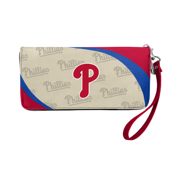 littlearth Philadelphia Phillies Curve Zip Organizer Wallet