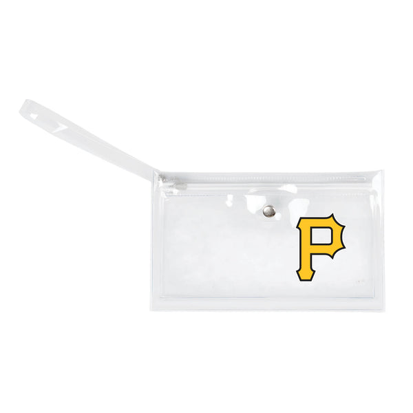 littlearth Pittsburgh Pirates Clear Ticket Wristlet