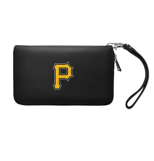 littlearth Pittsburgh Pirates Zip Organizer Wallet Pebble