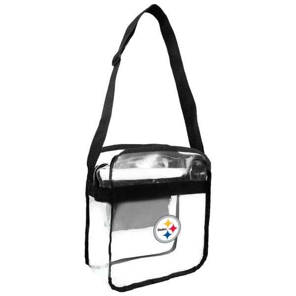 littlearth Pittsburgh Steelers Clear Carryall Crossbody