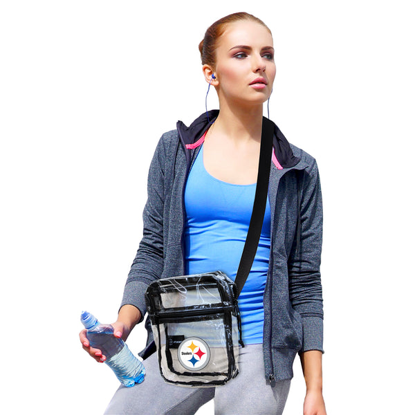 Littlearth Pittsburgh Steelers Clear Sideline Purse