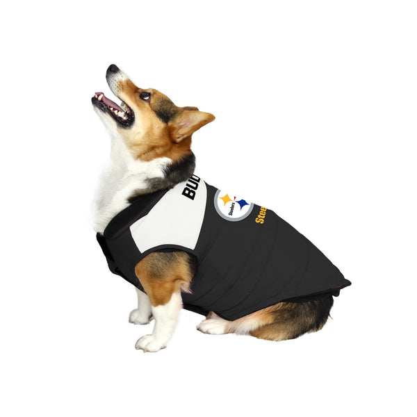 Littlearth Pittsburgh Steelers Custom Pet Parka Puff Vest