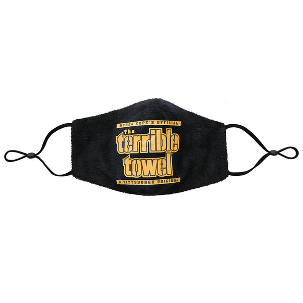 littlearth Pittsburgh Steelers Terrible Towel Mask Black