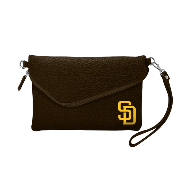 Littlearth San Diego Padres Fold Over Crossbody Pebble