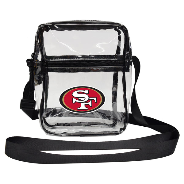 littlearth San Francisco 49ers Clear Sideline Purse