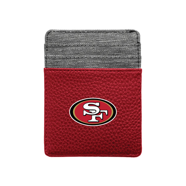 littlearth San Francisco 49ers Pebble Front Pocket Wallet
