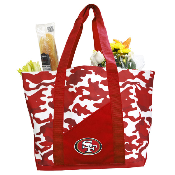 Littlearth San Francisco 49ers Super-Duty Camo Tote