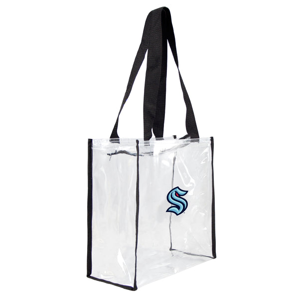 littlearth Seattle Kraken Clear Square Stadium Tote