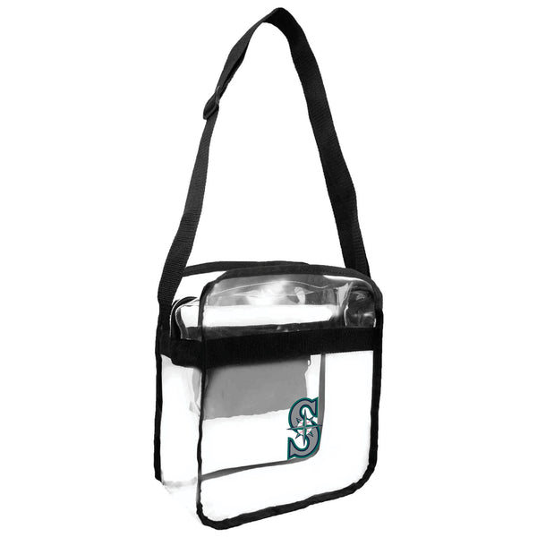 littlearth Seattle Mariners Clear Carryall Crossbody