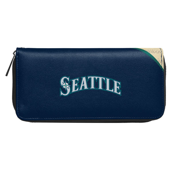 Littlearth Seattle Mariners Curve Zip Organizer Wallet