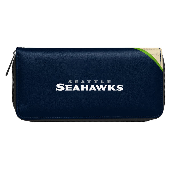 Littlearth Seattle Seahawks Curve Zip Organizer Wallet