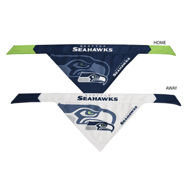 Littlearth Seattle Seahawks Home And Away Pet Bandana Set