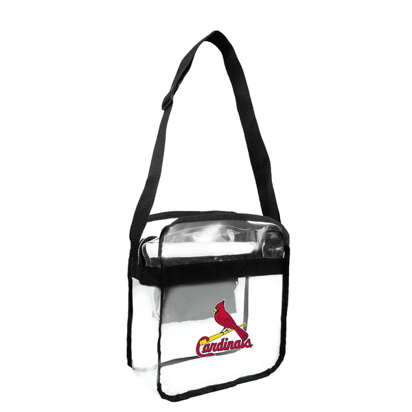 littlearth St. Louis Cardinals Clear Carryall Crossbody
