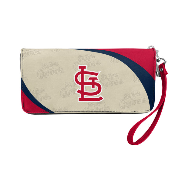 littlearth St. Louis Cardinals Curve Zip Organizer Wallet