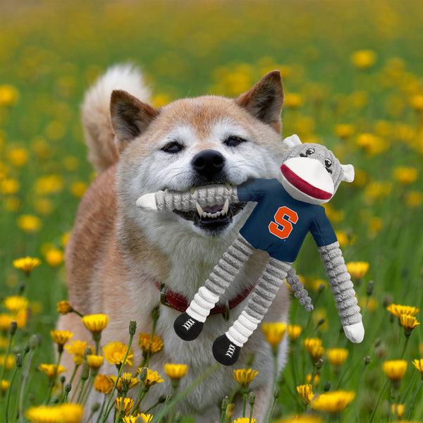 Littlearth Syracuse University Team Sock Monkey Pet Toy