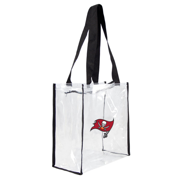 littlearth Tampa Bay Buccaneers Clear Square Stadium Tote