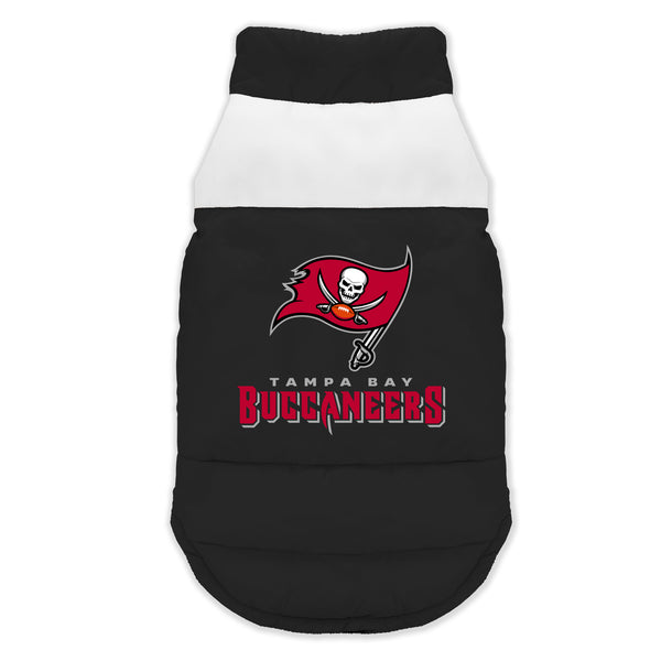 littlearth Tampa Bay Buccaneers Pet Parka Puff Vest