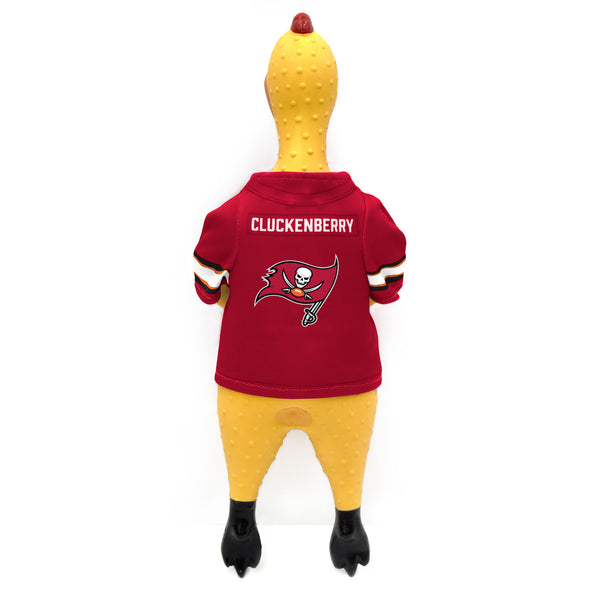 Littlearth Tampa Bay Buccaneers Rubber Chicken Pet Toy