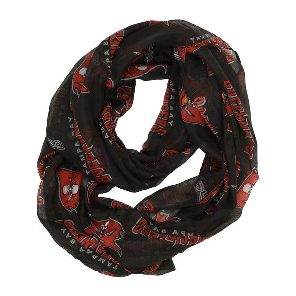 littlearth Tampa Bay Buccaneers Sheer Infinity Scarf Alternate