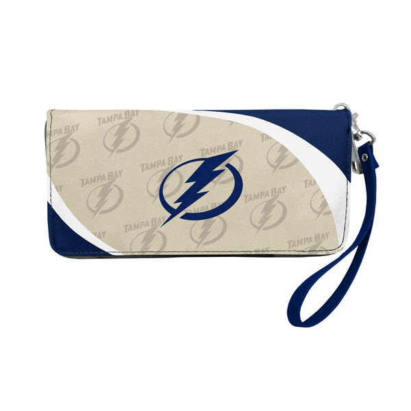 littlearth Tampa Bay Lightning Curve Zip Organizer Wallet