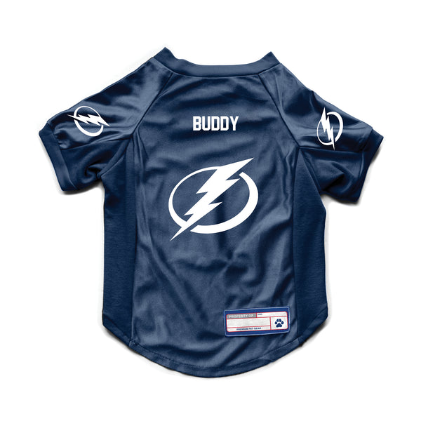 littlearth Tampa Bay Lightning Custom Pet Stretch Jersey