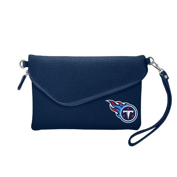 littlearth Tennessee Titans Fold Over Crossbody Pebble