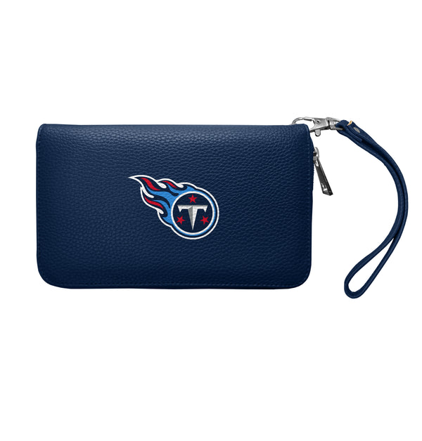 littlearth Tennessee Titans Zip Organizer Wallet Pebble