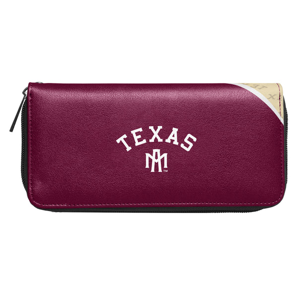 Littlearth Texas A & M University Curve Zip Organizer Wallet