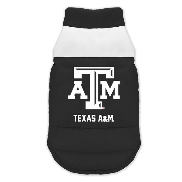 littlearth Texas A & M University Pet Parka Puff Vest
