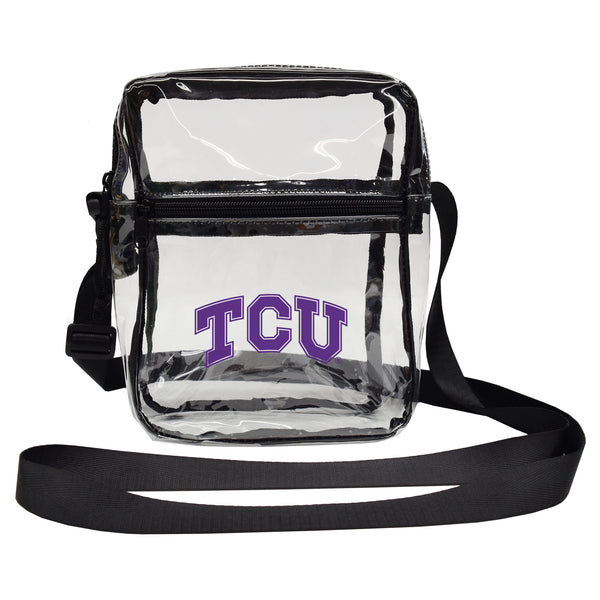 littlearth Texas Christian University Clear Sideline Purse