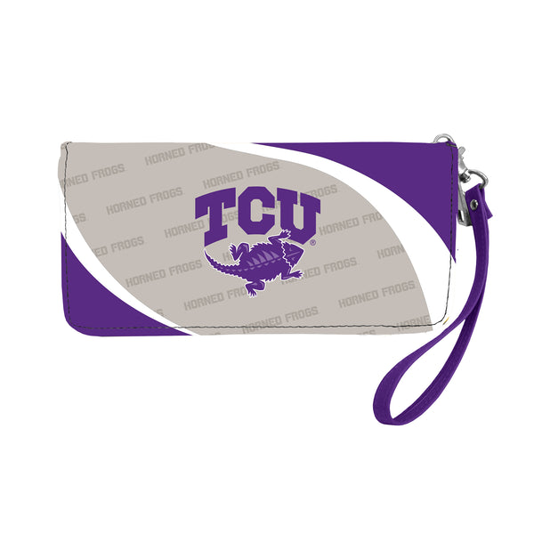 littlearth Texas Christian University Curve Zip Organizer Wallet